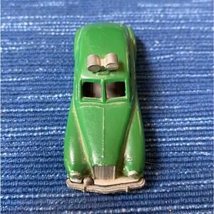 Vtg Budgie Model Police Car no.5 Green Made In England Metal Diecast 15B